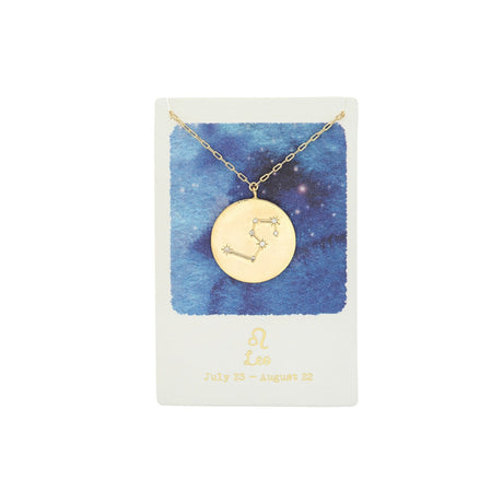 Zodiac Constellation Coin Necklace