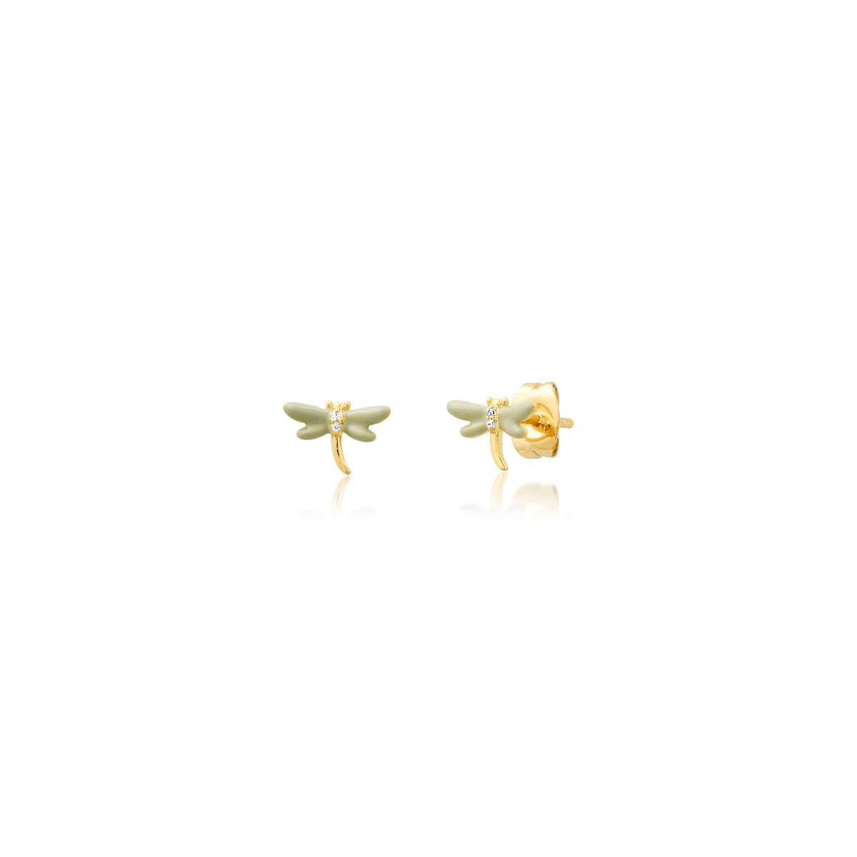 Tai Delicate Dragonfly Stud Earrings