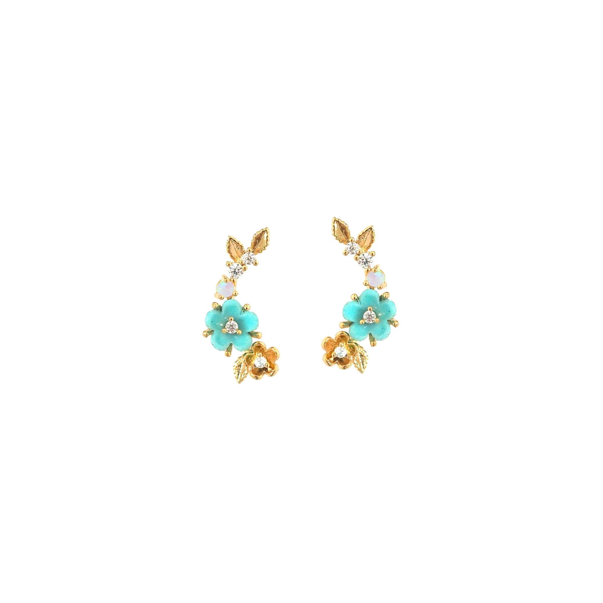 Tai Blossom Trail Crawler Earrings
