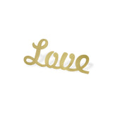 Il Etait Une Fois Cursive Love Brass Word Art Tabletop Decor
