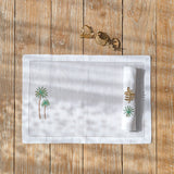 Firoze Linen Table Mats and Dinner Napkins Gift Set