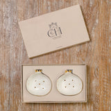 Curate Home Cream Pomegranate Bowls Set of 2