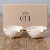 Cream Pomegranate Bowls Set of 2