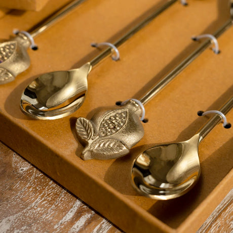 Curate Home Pomegranate Dessert Spoons