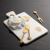 Pomegranate Marble Cheese Board and Knives Set
