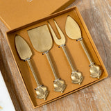 Pomegranate Marble Cheese Board and Knives Set