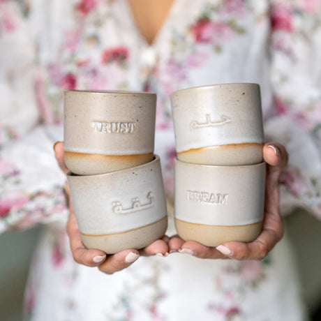 Dream and Trust Cups Set of 4