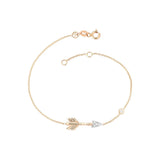 Kismet by Milka 14k Rose Gold Maxi Arrow Bracelet