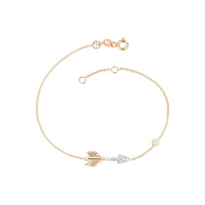 Kismet by Milka 14k Rose Gold Maxi Arrow Bracelet