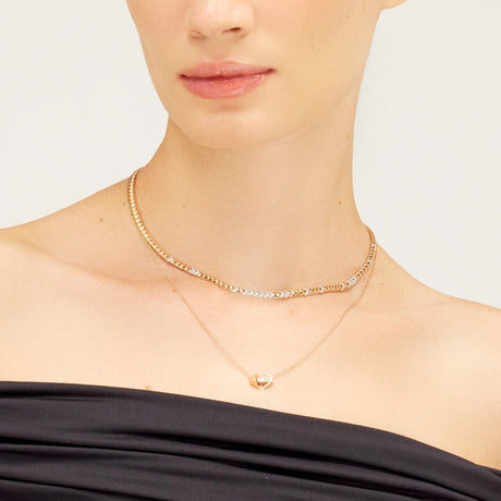 Kismet by Milka 14k Rose Gold Beloved Chain Necklace