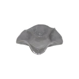 Plated Ceramics Grey Wavy Ceramic Snack Bowl