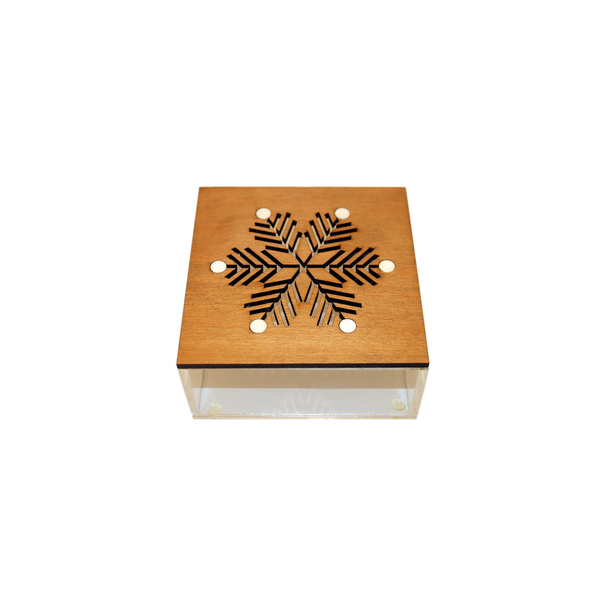 Antekana Small Snowflake Plexi Box