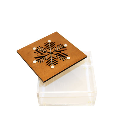 Antekana Small Snowflake Plexi Box