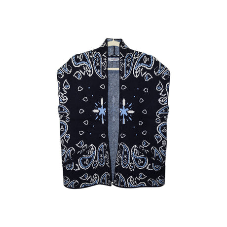 You & Eye Blue Bandana Paisley Vest