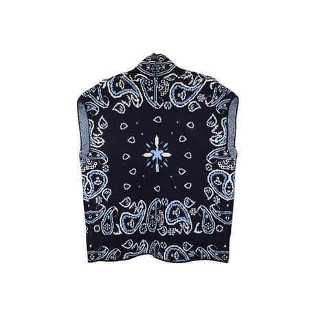 Blue Bandana Paisley Vest