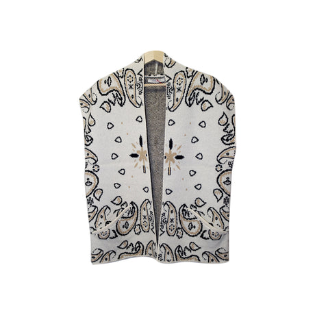 You & Eye Off-White Bandana Paisley Vest
