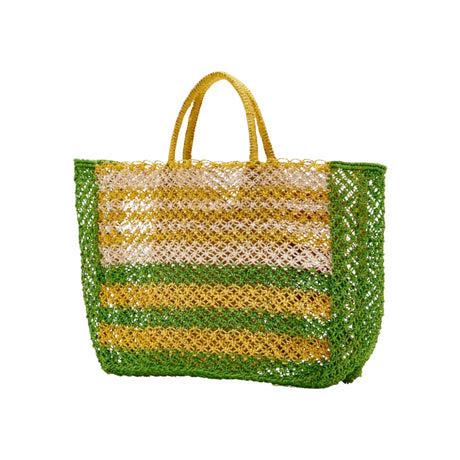 The Jacksons Bags Olive Ciao Yellow Jute Bag