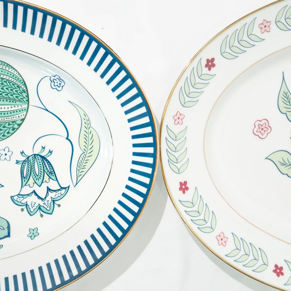 Curate Home Blue Chintz Platter