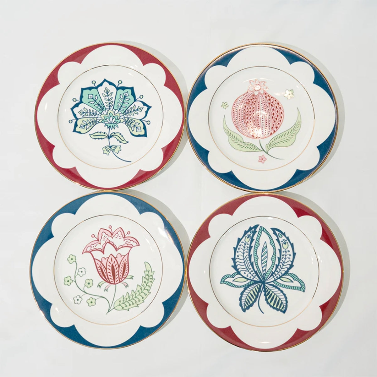 Curate Home Chintz Salad Plates Set of 4