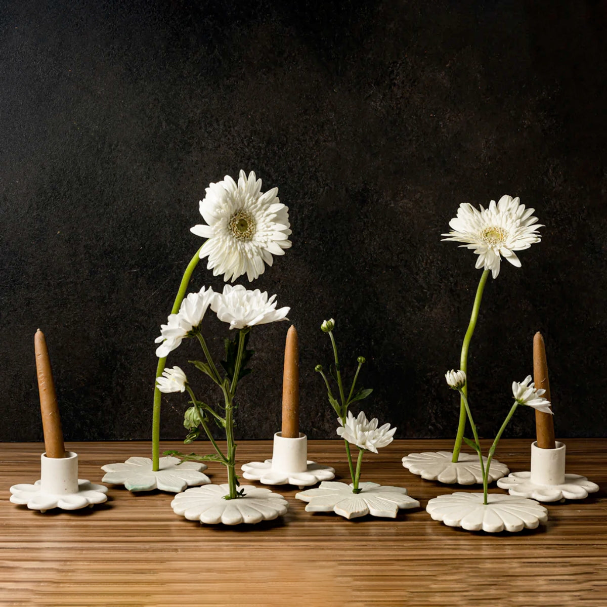 Curate Home Candle and Twig Holder Set