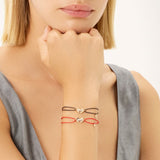 Kismet by Milka 14k Rose Gold Beloved Black Cord Bracelet