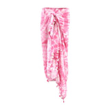 Golden Sun Pink Tie Dye Beachy Breeze Sarong