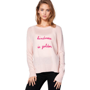 Golden Sun Kindness Is Golden Cashmere Sweater