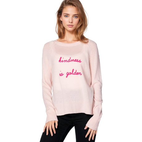Golden Sun Kindness Is Golden Cashmere Sweater