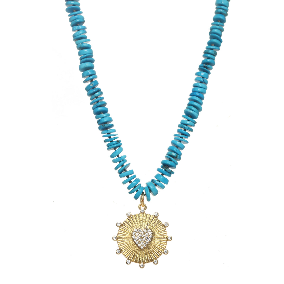 Rachel Reinhardt Turquoise Knotted Necklace