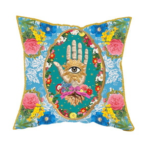 Mouchkine Jewelry Lucky Hand Cushion Cover