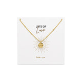 Night Blossom Love Arabic Engraving Necklace