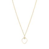 Alexa Jewelry 18k Gold White Rockstar Necklace