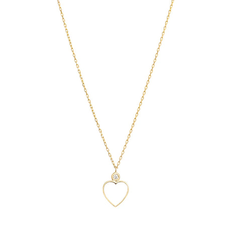 Alexa Jewelry 18k Gold White Rockstar Necklace