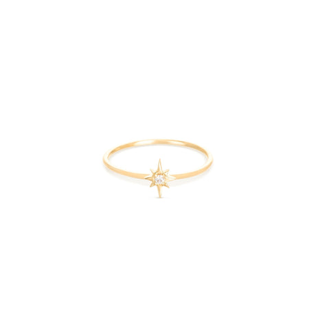 Alexa Jewelry 18k Gold North Star Ring