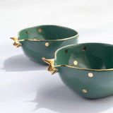 Curate Home Green Pomegranate Bowl Set of 2
