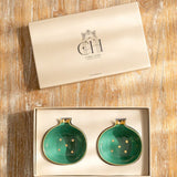 Curate Home Green Pomegranate Bowl Set of 2