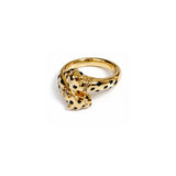 Polina Gold Double Panther Ring