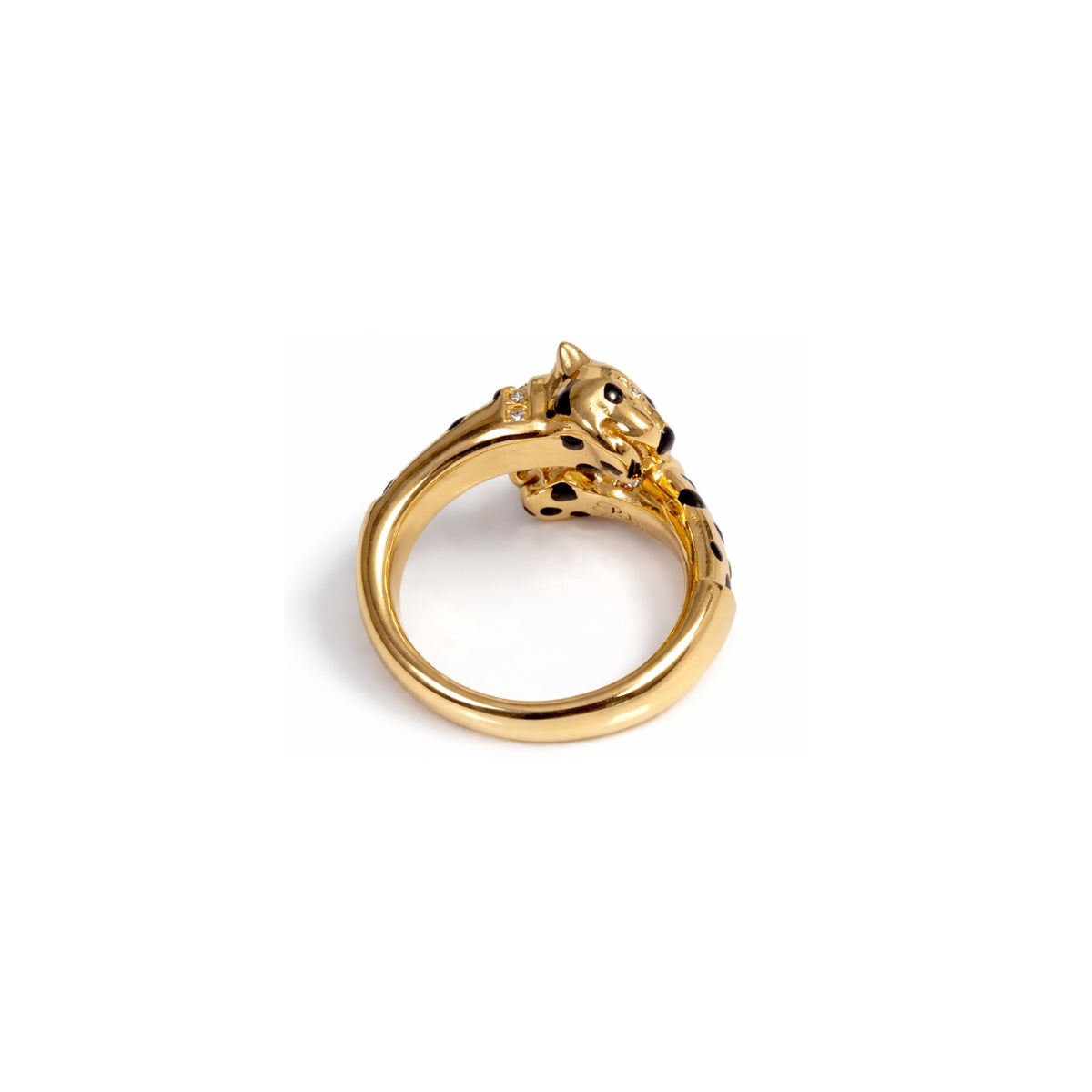 Polina Gold Double Panther Ring