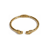 Polina Gold Panther Cuff Bracelet