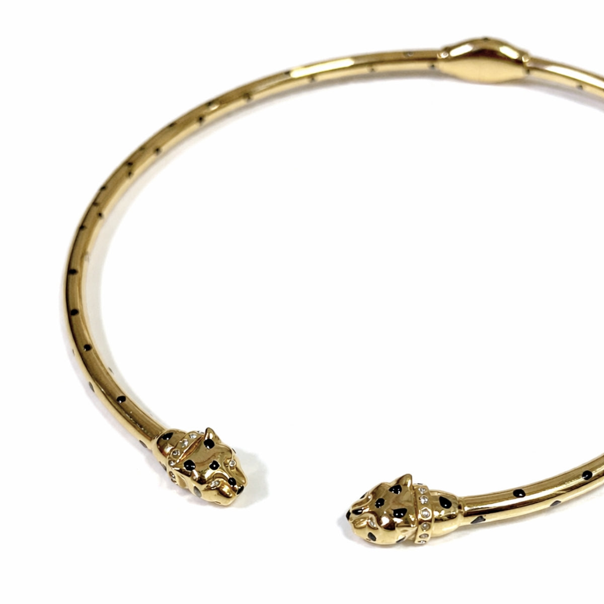Polina Gold Panther Collar Necklace