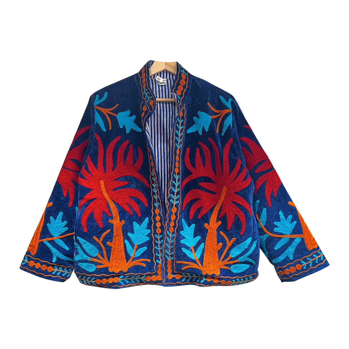 You & Eye Embroidered Midnight Oasis Jacket