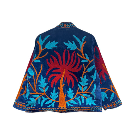 You & Eye Embroidered Midnight Oasis Jacket