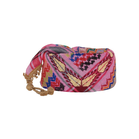 SEP Pink Multicolor Keffiyeh with Tassel