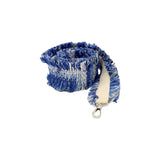 Alex.Max Blue Kiss Embroidered Clutch