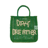 The Jacksons Bags Large Green Day Dreamer Jute Tote Bag