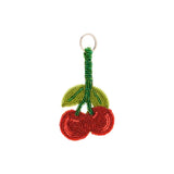 The Jacksons Bags Mini Beaded Cherry Keyring