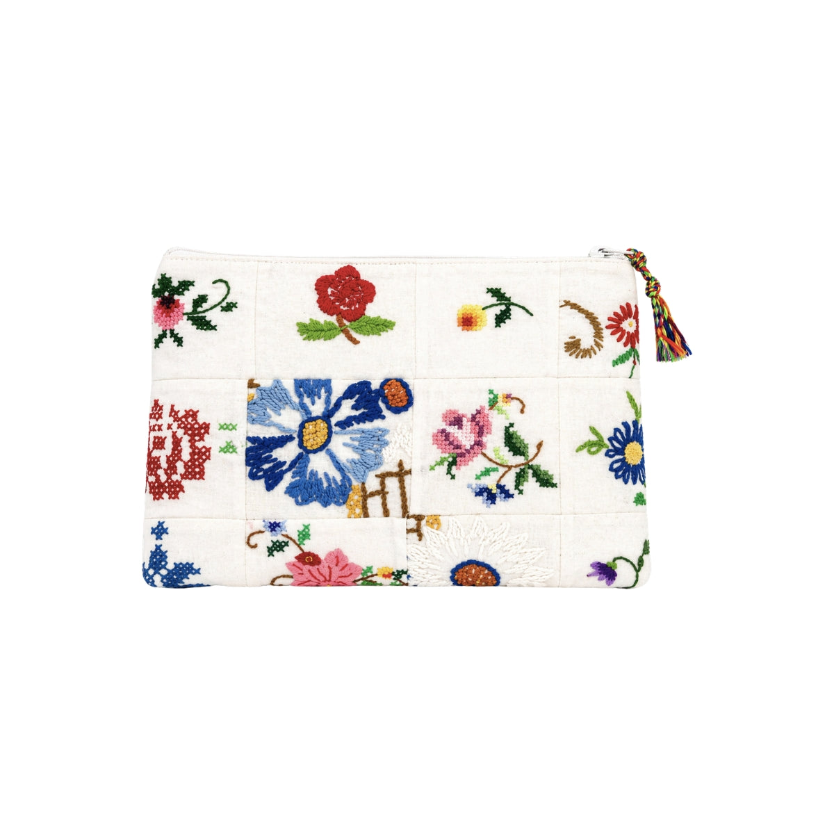 RELAX RE-LUX Golden Garden Patch Embroidery Pouch
