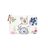 RELAX RE-LUX Heritage Blue Patch Embroidery Pouch