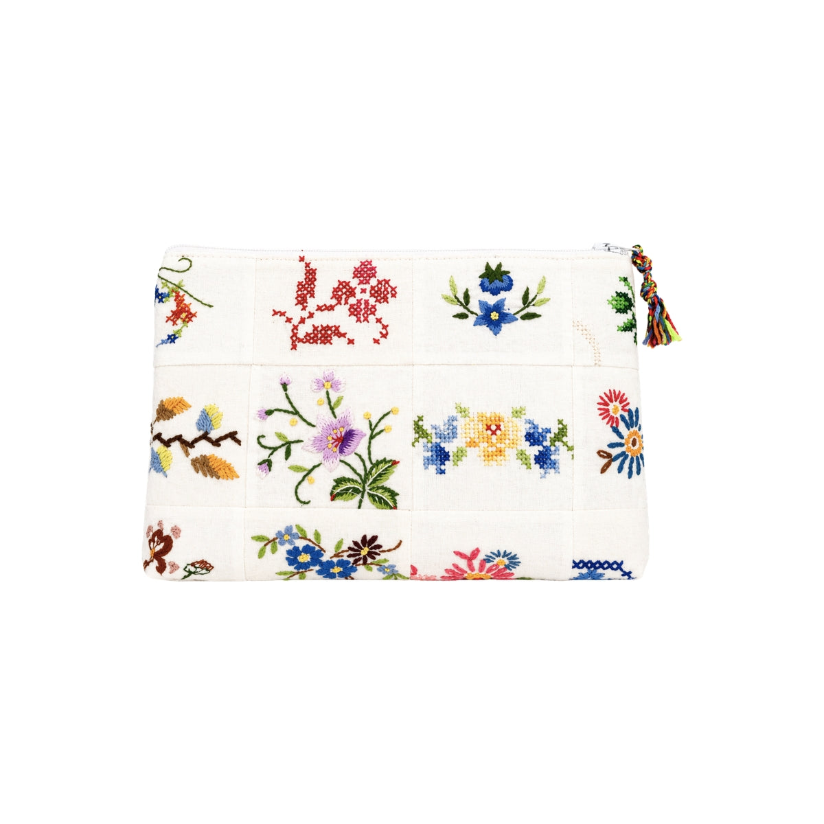 RELAX RE-LUX Heritage Blue Patch Embroidery Pouch