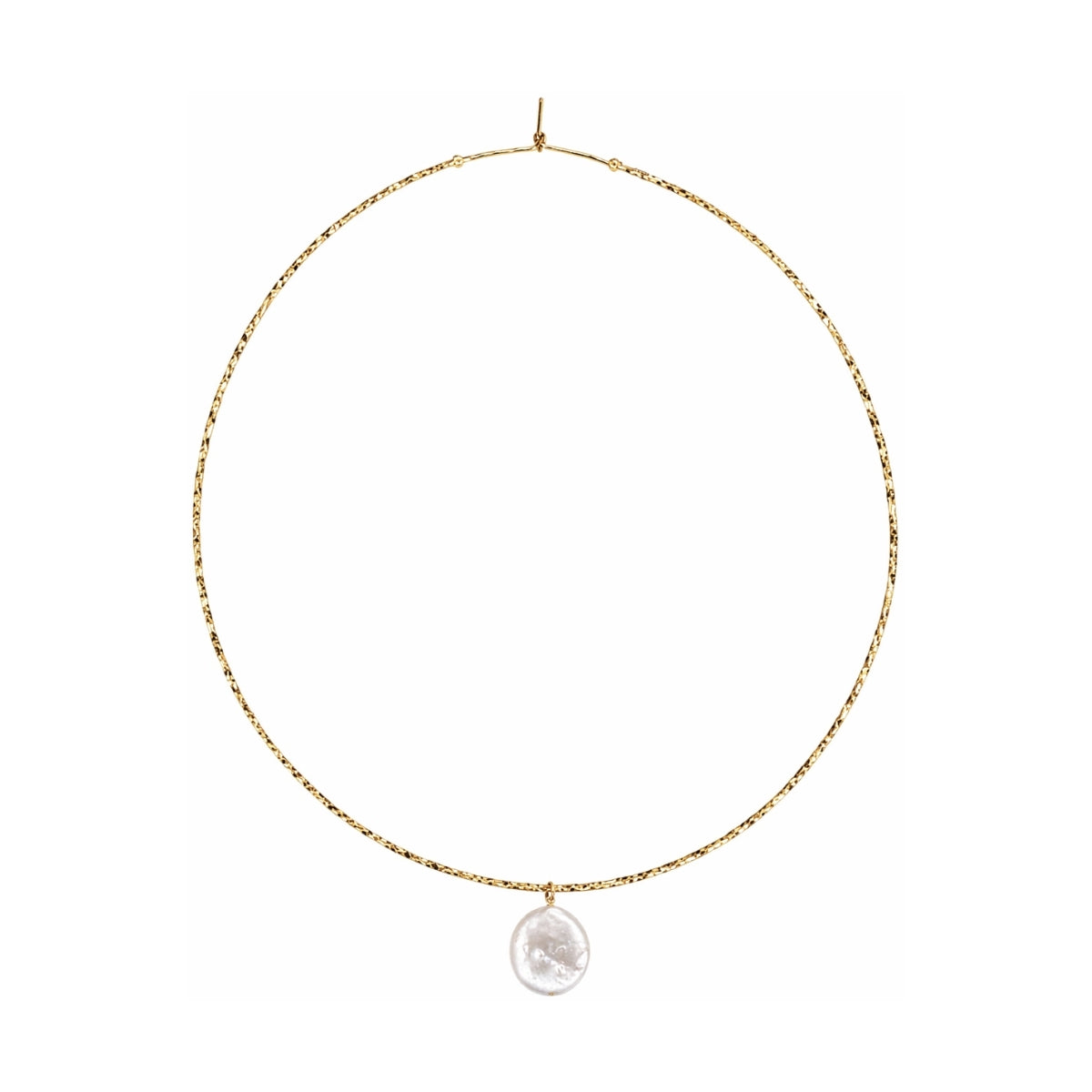 You & Eye Dangling Mother of Pearl Choker